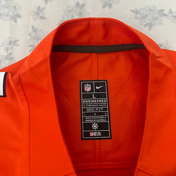 NFL Rome Odunze Orange Chicago Bears Nike #15 Jersey - Picture 5 of 8